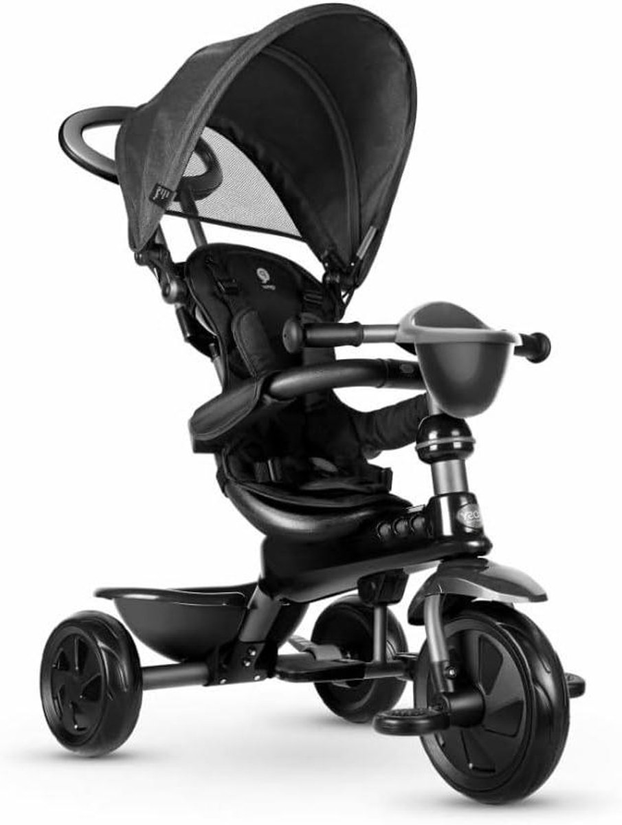 Kinderdriewieler - Loopfiets - Buiten spelen - 4-in-1 groei model - 50 x 50 x 28 cm - Zwart Driewieler kopen online