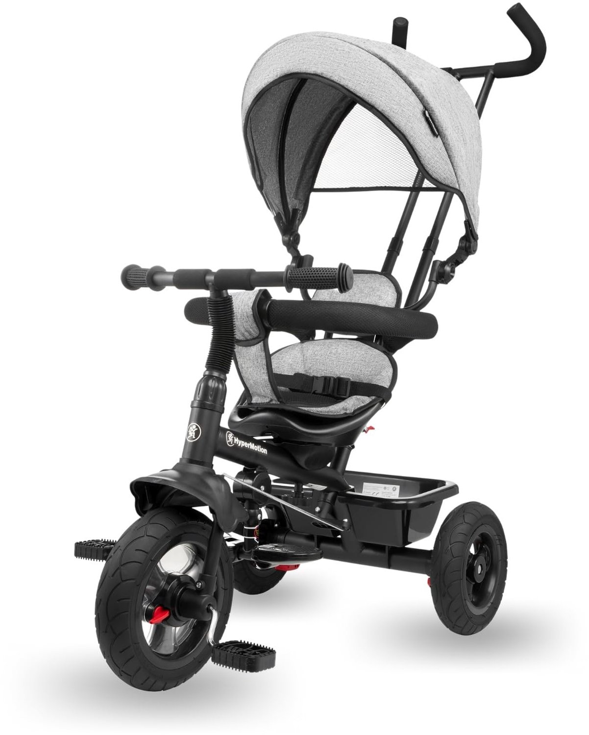 Kinderdriewieler met duwstang, verstelbaar ontwerp, veilige kinderfiets, stabiel frame, voor kinderen 1-4 jaar Driewieler kopen online