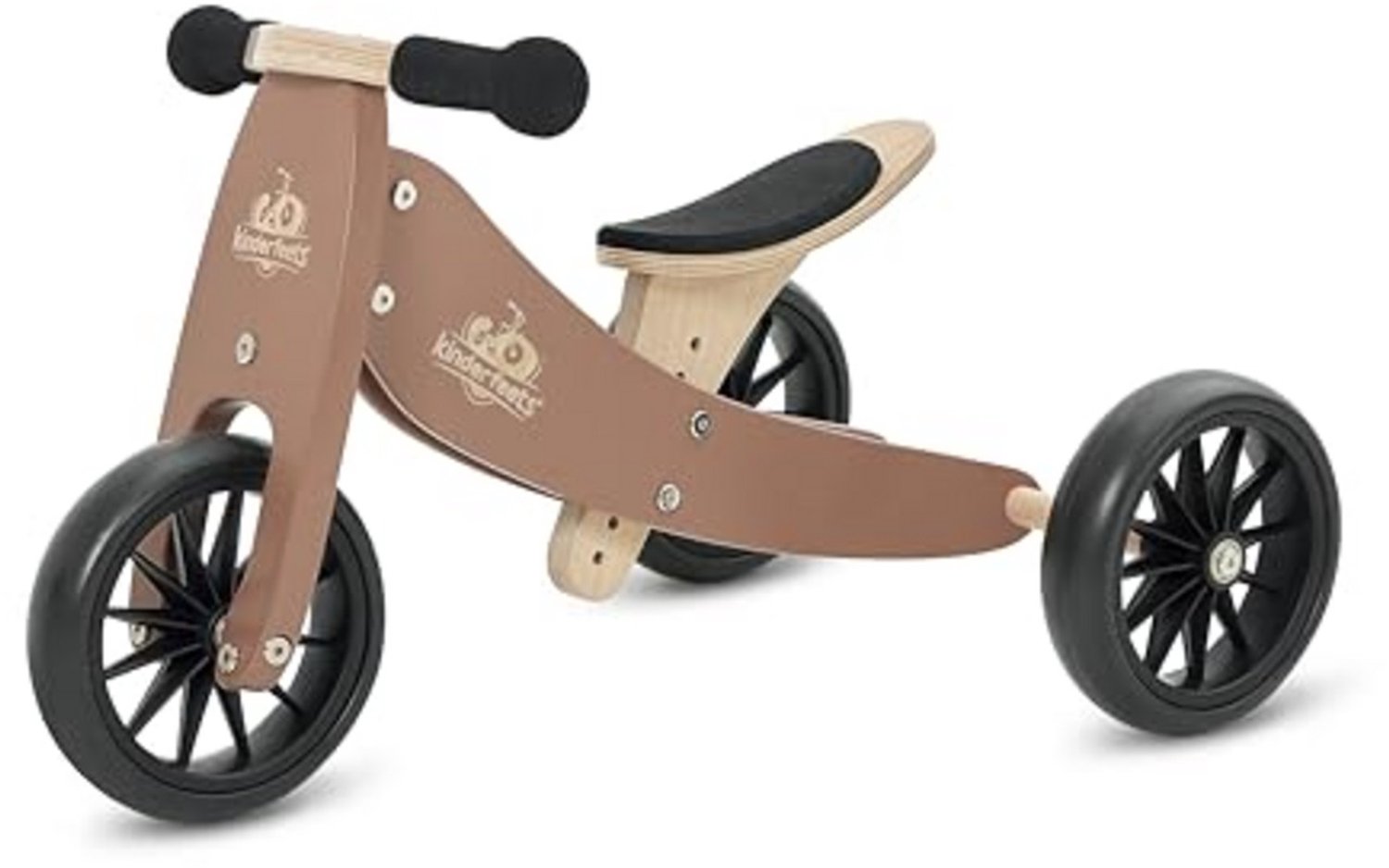 Kinderfeets Tiny Tot Mocha. Loopfiets kopen online
