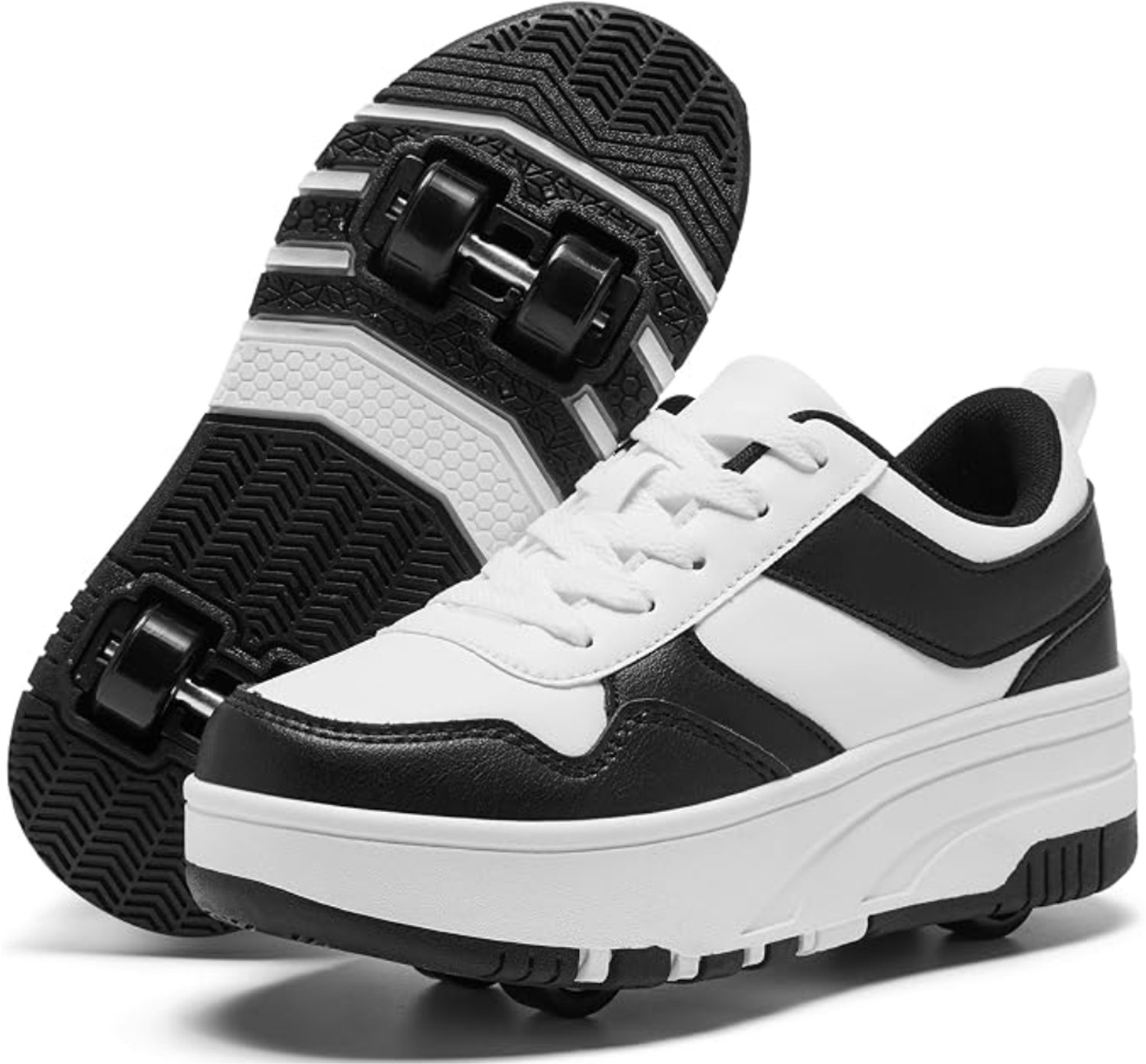 kls rolschaatsen rolschaatsen jongens rolschaatsen kind zwart wit 27cm x 19cm x 9cm