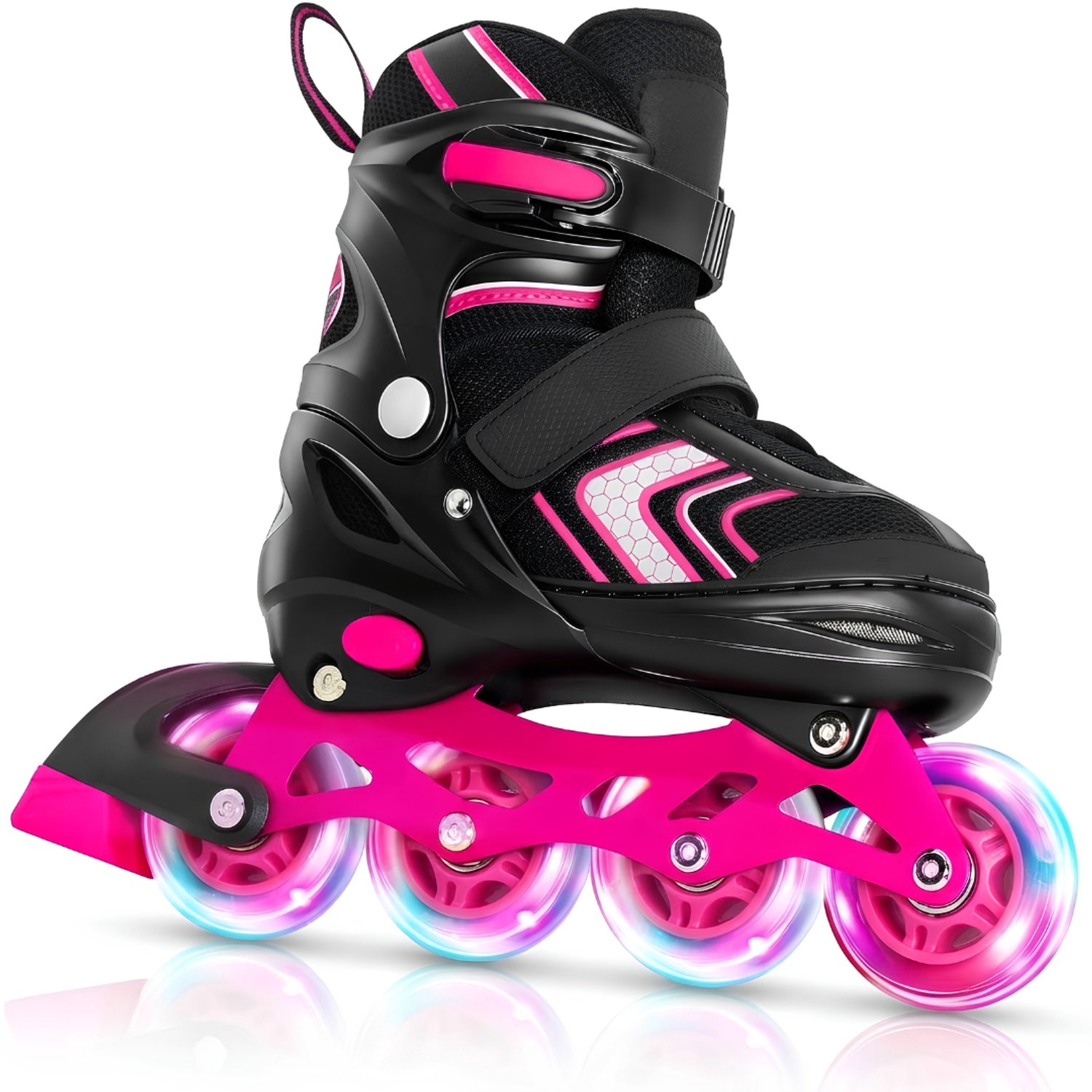 KLS® Rolschaatsen - Rolschaatsen Meisjes - Rolschaatsen Kind - Neonroze - 37cm x 28cm x 12cm Rolschaatsen kopen online