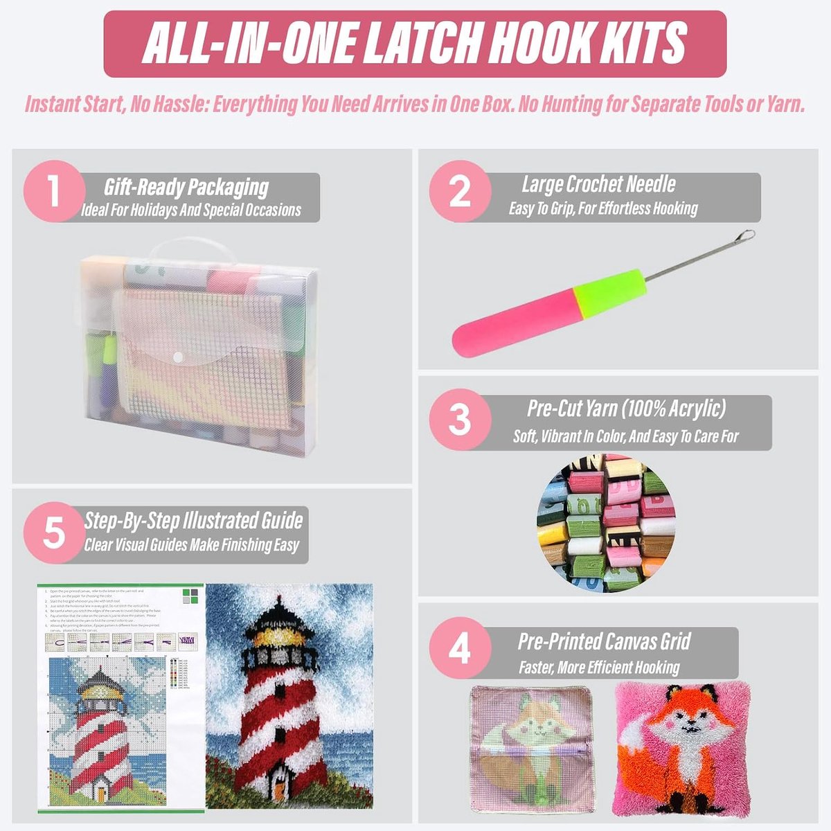 knutseltapijt om zelf te knopen set voor volwassenen en kinderen voorbedrukt canvas all in one set 50 x 38 cm doe het zelf latch haakkkits voor beginners professionals voor thuis bank