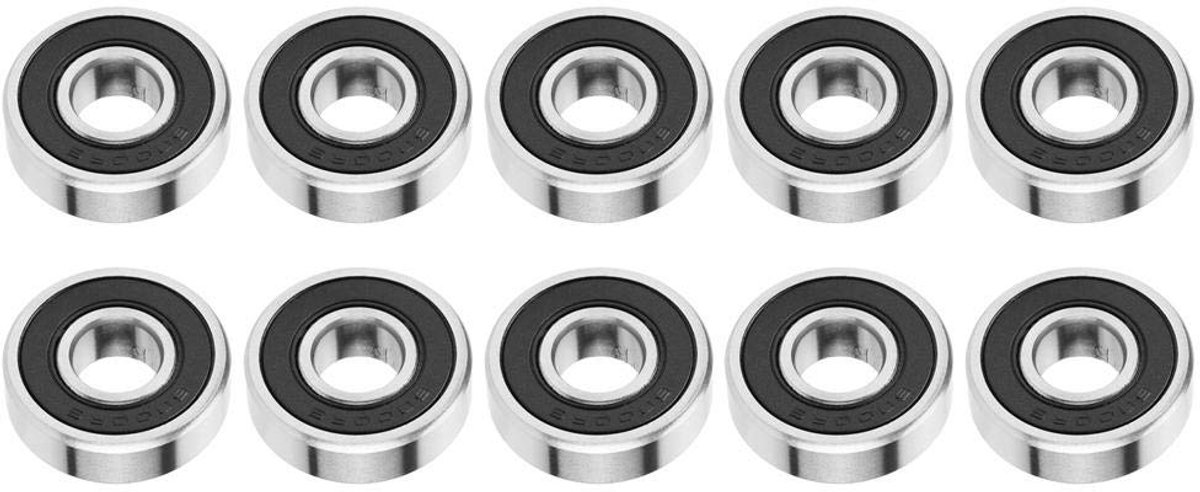 kogellagers 10mm rubber gesloten laag geluidsniveau geschikt voor 10mm asprojecten snelshoppen