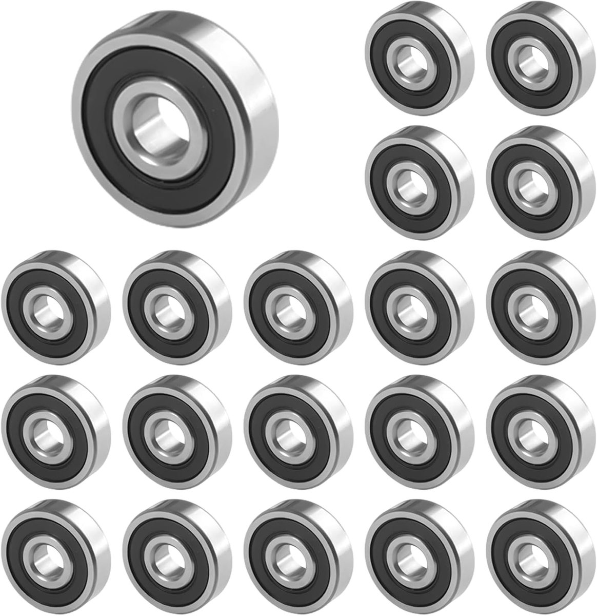 kogellagers 16 x 5 x 5 mm dubbel blindage 20 stuks ideaal voor skateboards en scooters shopvlot