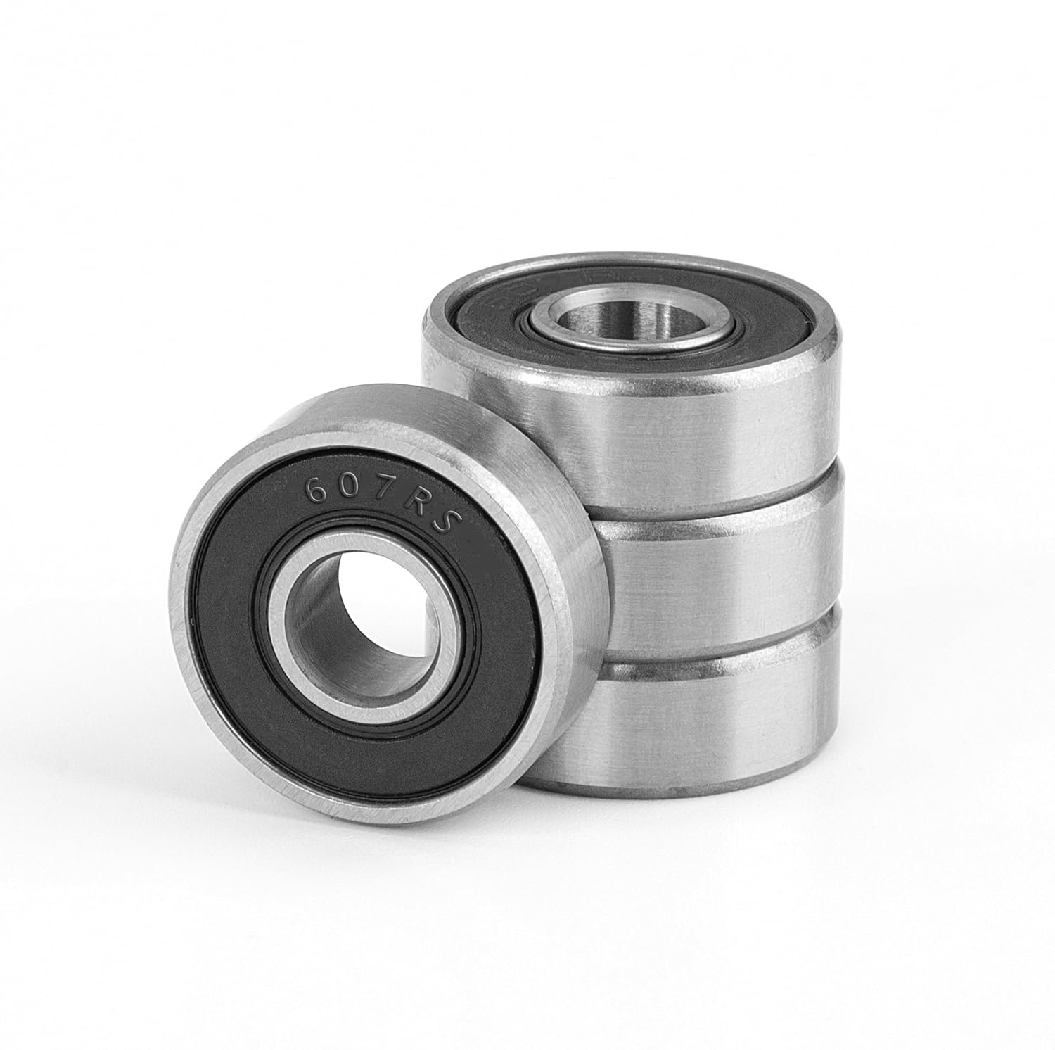 kogellagers 607 2rs 7 x 19 x 6 mm dubbel waterdicht ideaal voor skateboard en rolschaatsen 4 stuks servicetopper