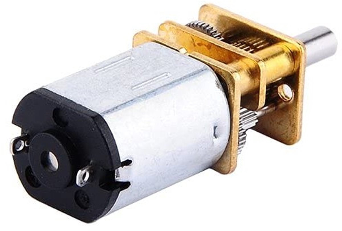 krachtige 12v micro speed reduction motor 300rpm met 10mm korte as en metalen aandrijving voor torque toepassingen