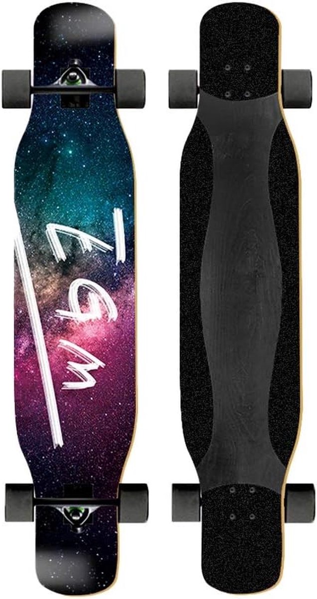 Longboard Skateboard - Skate Board Cruiser - Straat Gebruik - 7-Laags Esdoorn Hout - 47 inch - Niet gespecificeerd Longboard kopen online