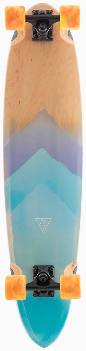 Longboard - Skateboard Surfskate - Cruisen en skateboarden - Volledig geassembleerd - 86 x 22 cm - Waterverf print Longboard kopen online