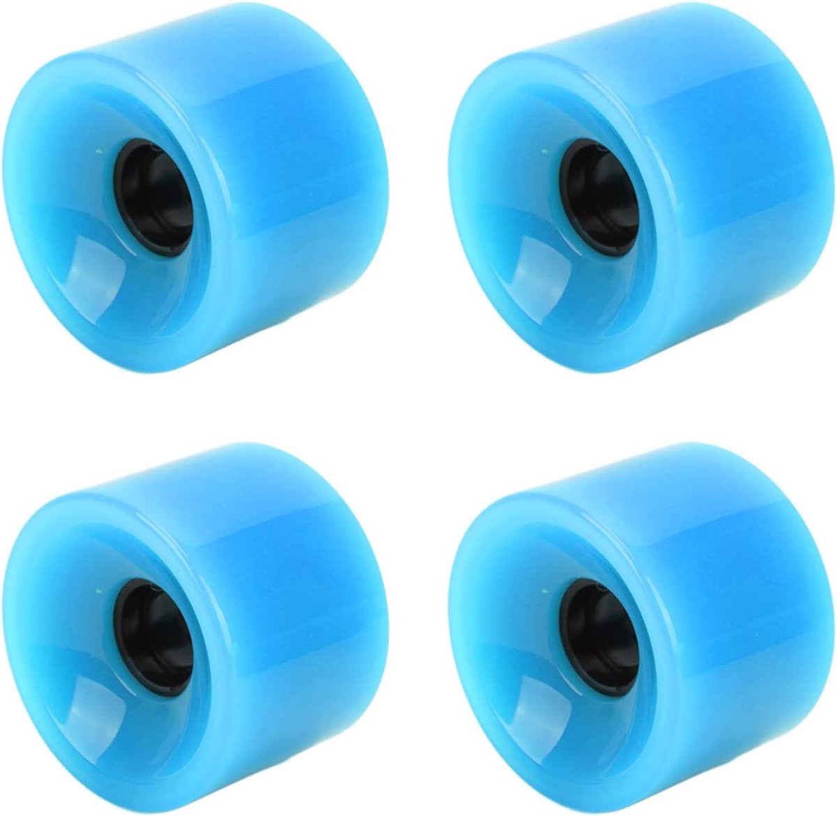longboard wielen skateboard wielen soepel rijden duurzaam pu materiaal 70mm blauw