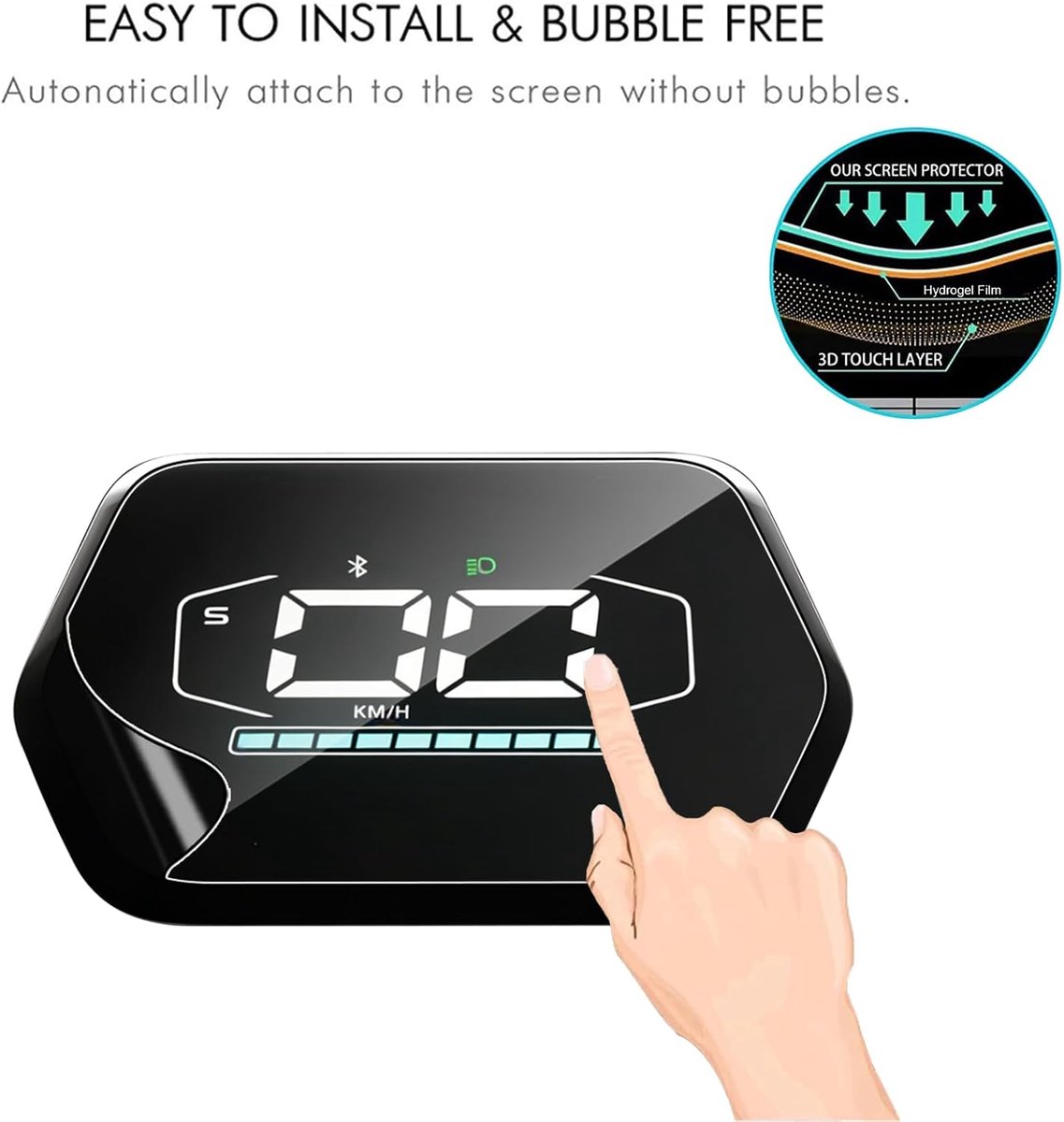memeloka displaybeschermfolie voor segway ninebot zt3 pro d flexibele tpu hd folie aanraakgevoelig en luchtbelvrij shopvlot