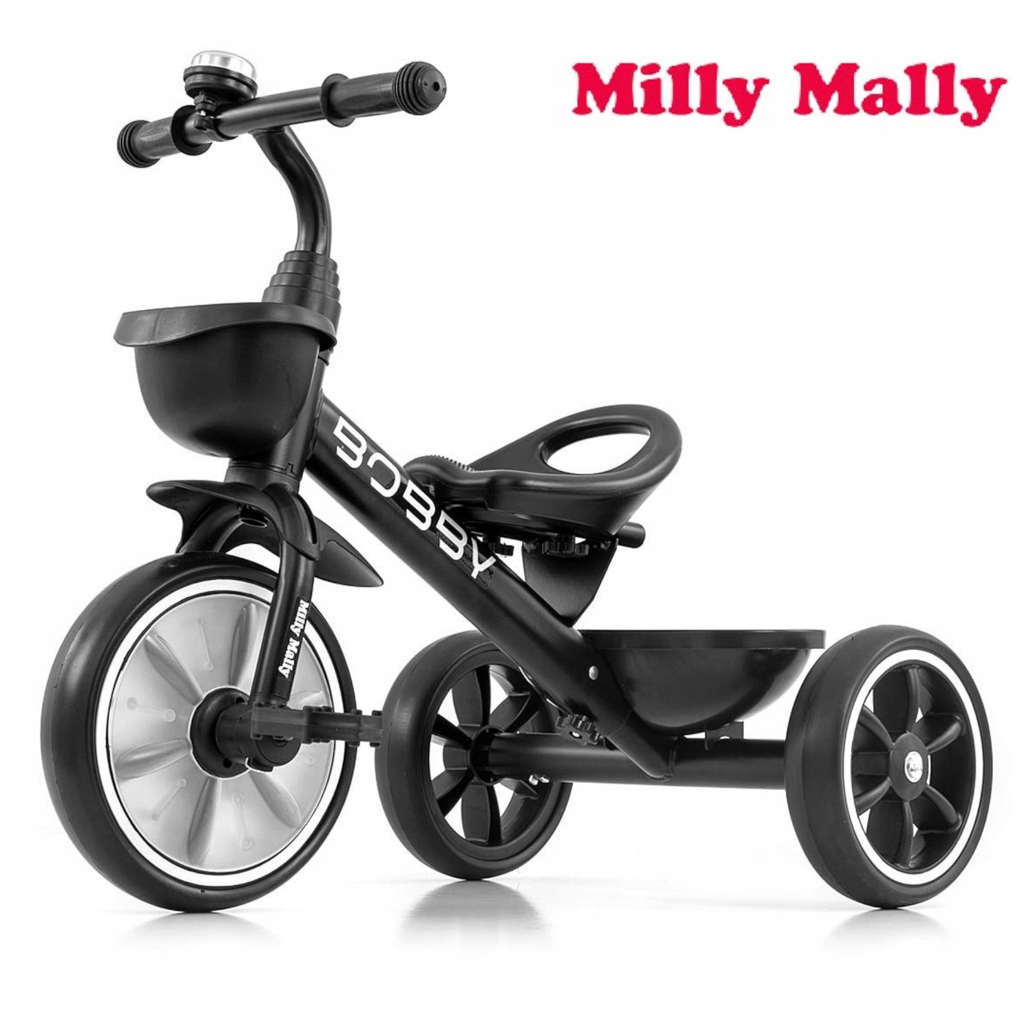 Milly Mally Bobby Driewieler Loopfiets Zwart 2+ Jaar Driewieler kopen online