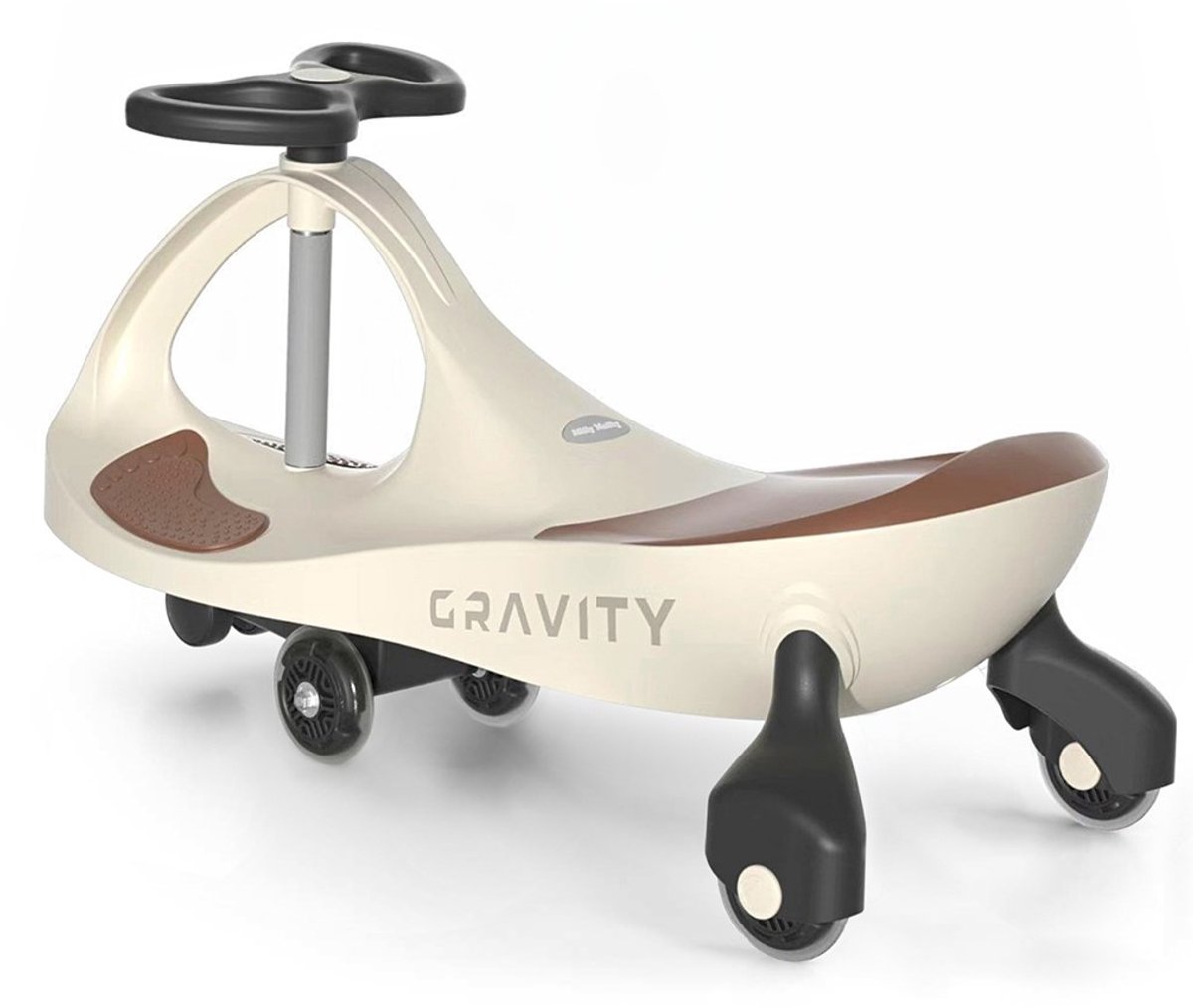 Milly Mally Gravity loopauto met LED-wielen - Wiggle car Loopauto kopen online
