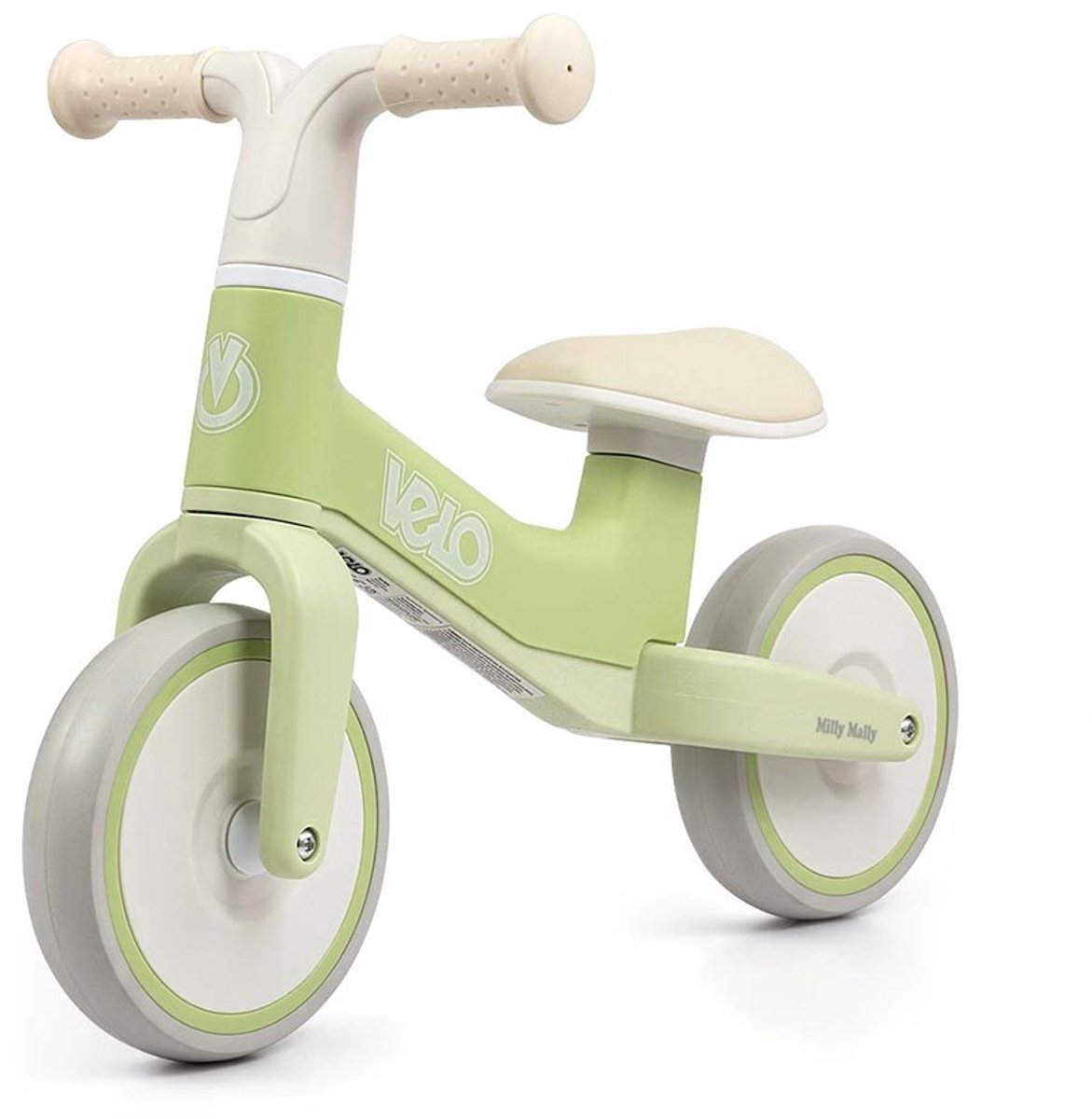 Milly Mally Velo loopfiets groen 57,5 cm - Kinderloopfiets Loopfiets kopen online