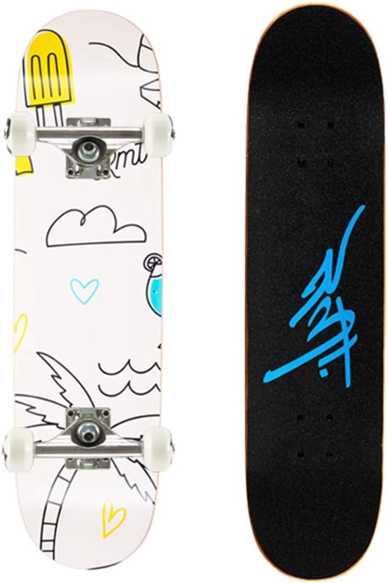 mini cruiser skateboard penny board longboard straatrijden dubbele kick concave 28 inch eagle veer