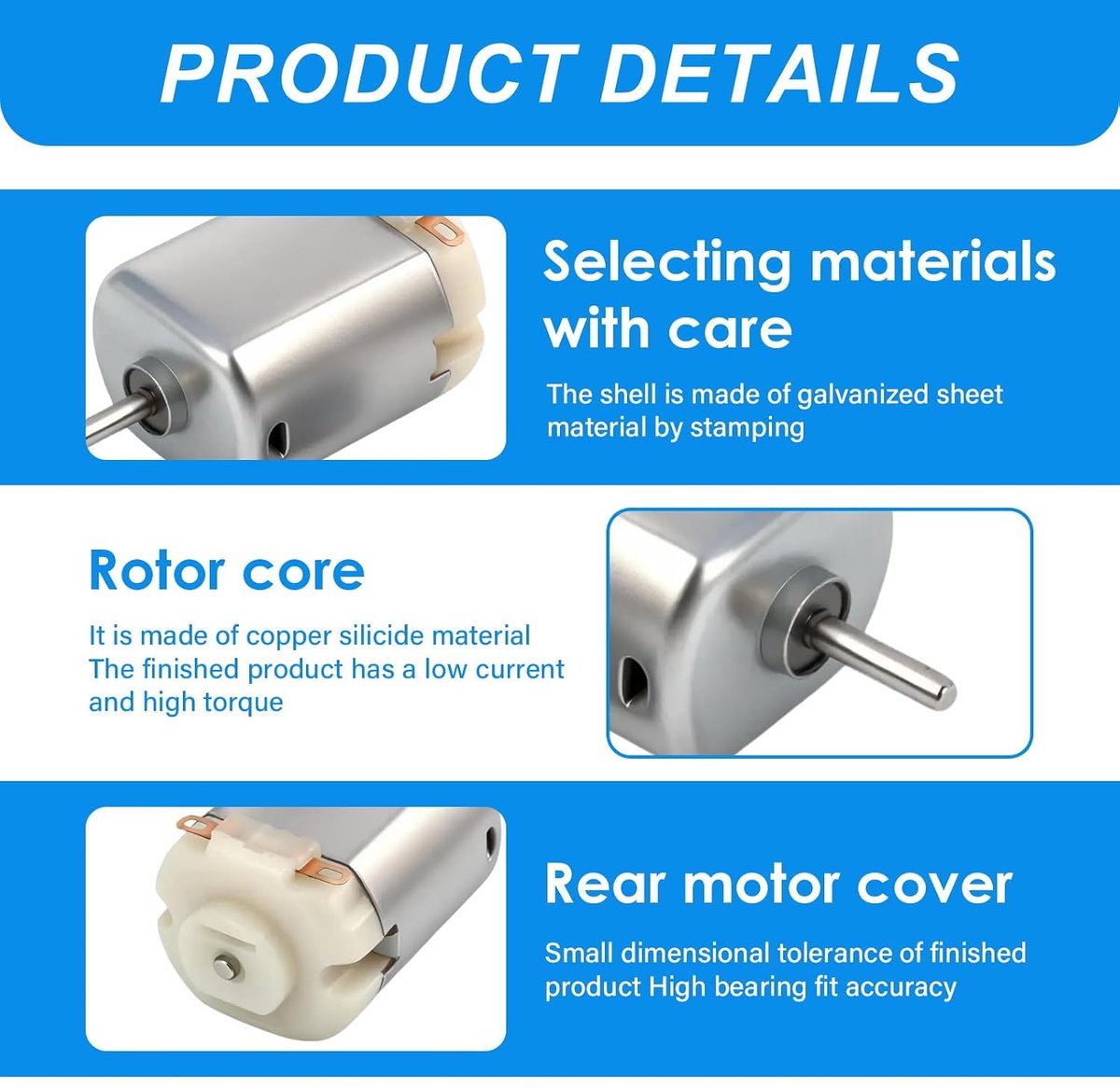 mini motor dc 1 5v 6v micro 130v elektrische motor sterke magnetische motor ideaal voor speelgoed en robotbouw m winkel