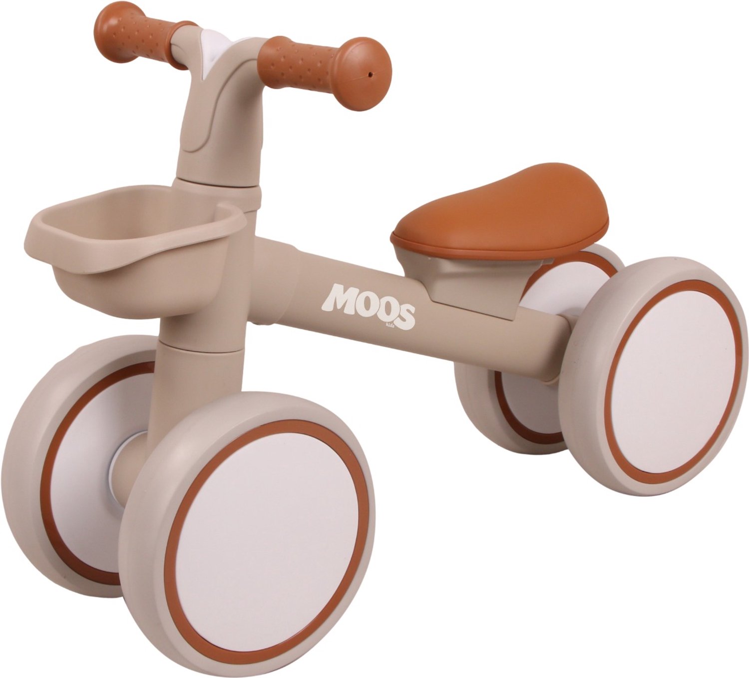 Mooskids Macie Beige Loopfiets met Mandje Loopfiets kopen online