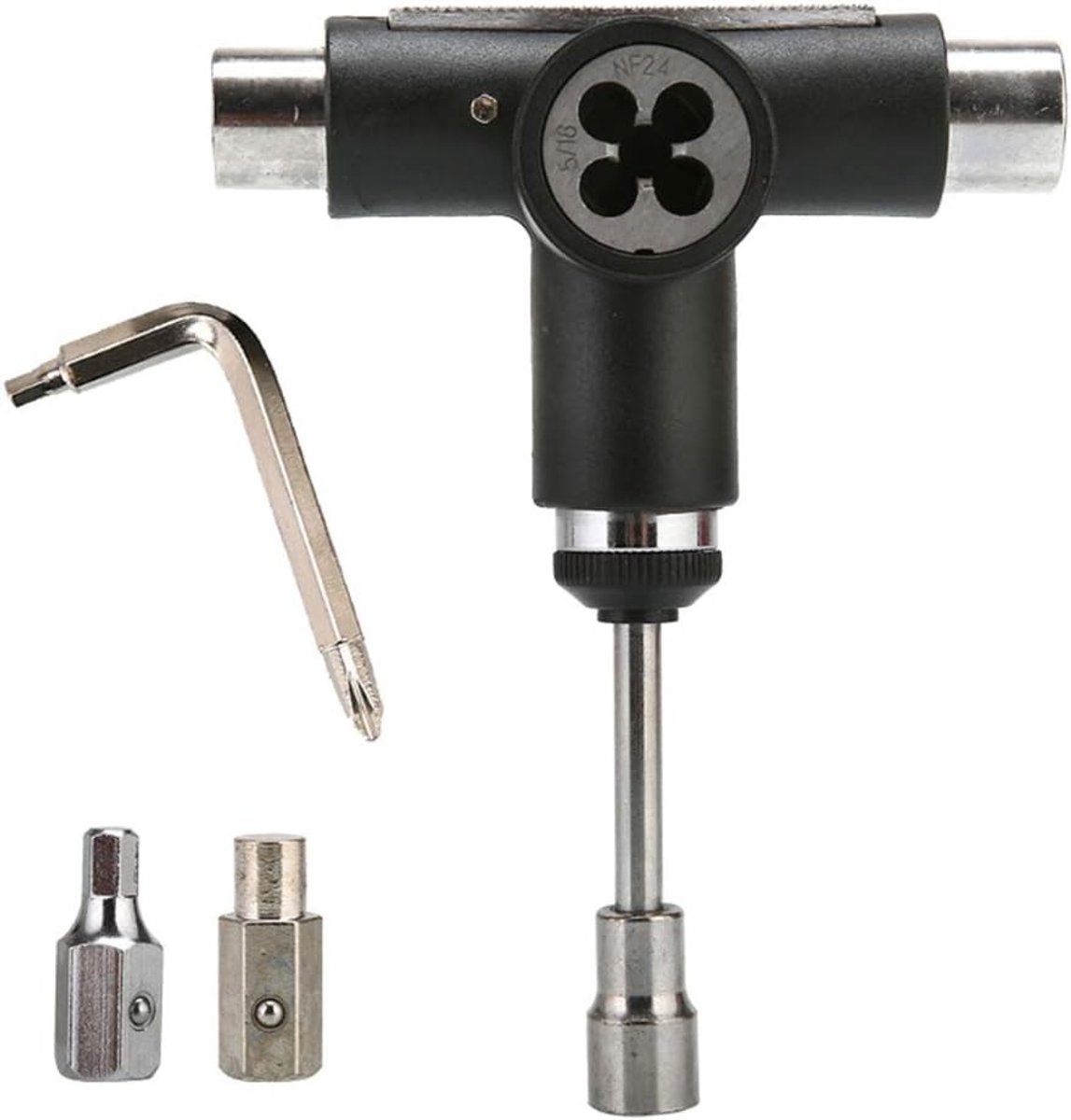 Multifunctionele Skate Tool met T-Type Hex Sleutel en L-Type - Ideaal voor Skaters en Onderhoud Skateonderdeel kopen online