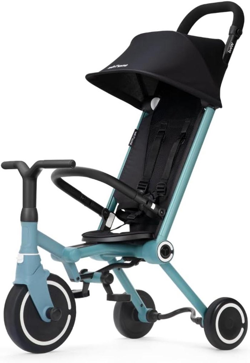 opvouwbare driewieler reisdriewiel kinderbuggy compact reizen handbagage goedgekeurd 41 x 23 5 x 52 cm aqua