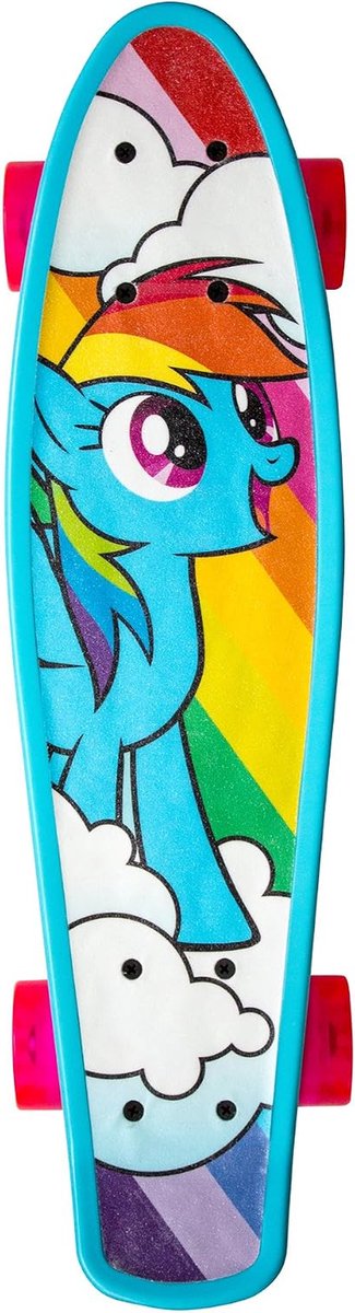 pennyboard skateboard kinderen buiten spelen aluminium truck 54 cm multi