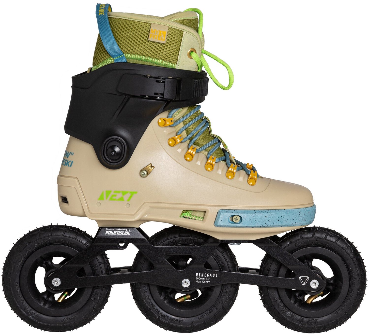 Powerslide Next Renegade Werbeski Pro 125 Offroad Skates Rolschaatsen kopen online