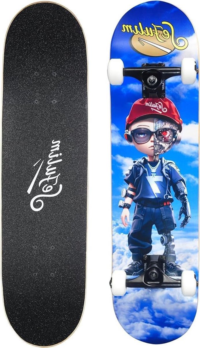 professioneel skateboard compleet board outdoor sport 7 laags esdoorn 31 x 8 inch ai boy