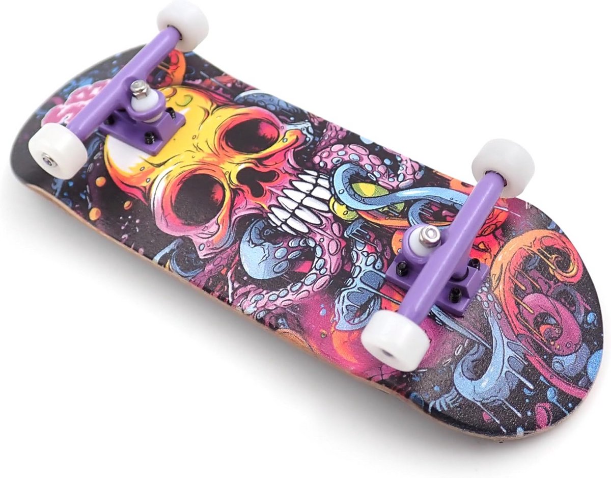 Professionele Houten Fingerboard Set Compleet 34mm Met Trucks en Lagerwielen Skateonderdeel kopen online