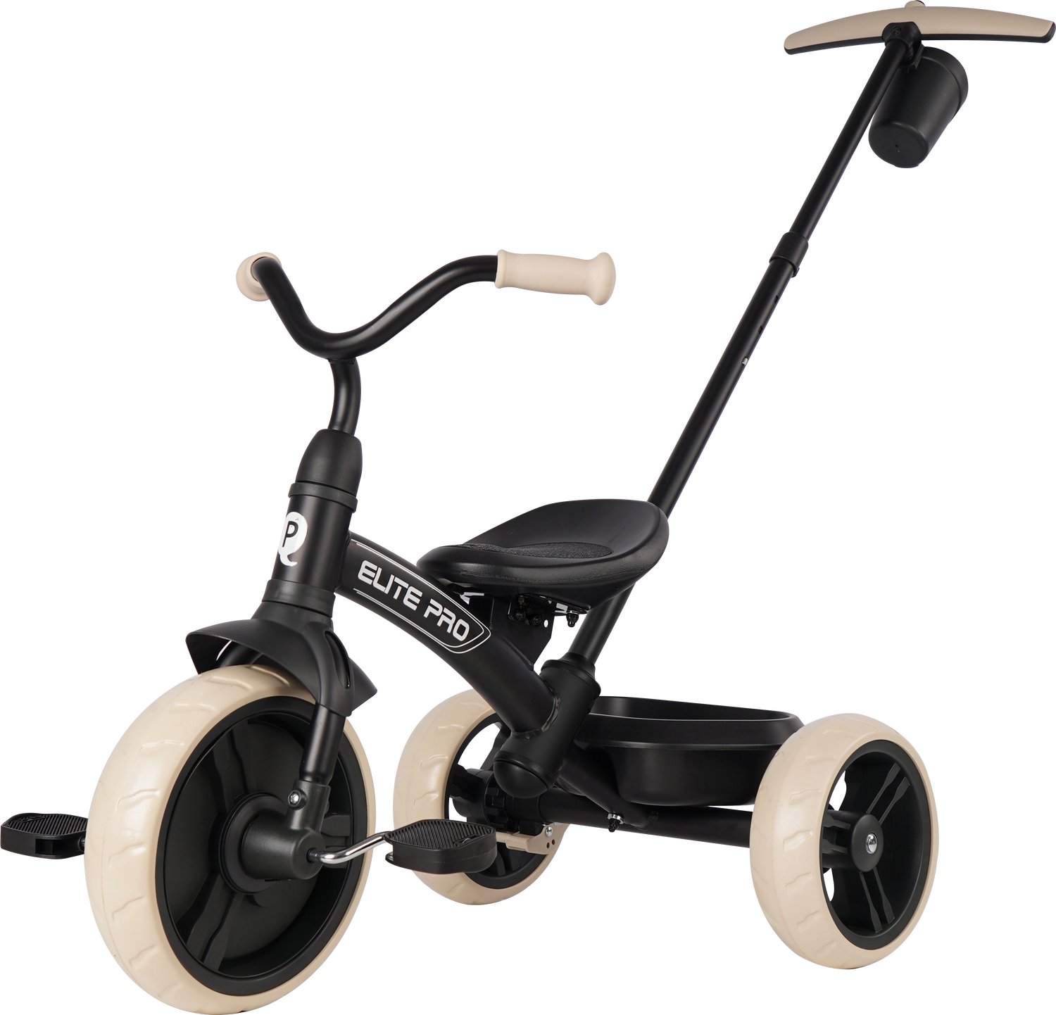 qplay elite pro trike black 2 in 1 driewieler