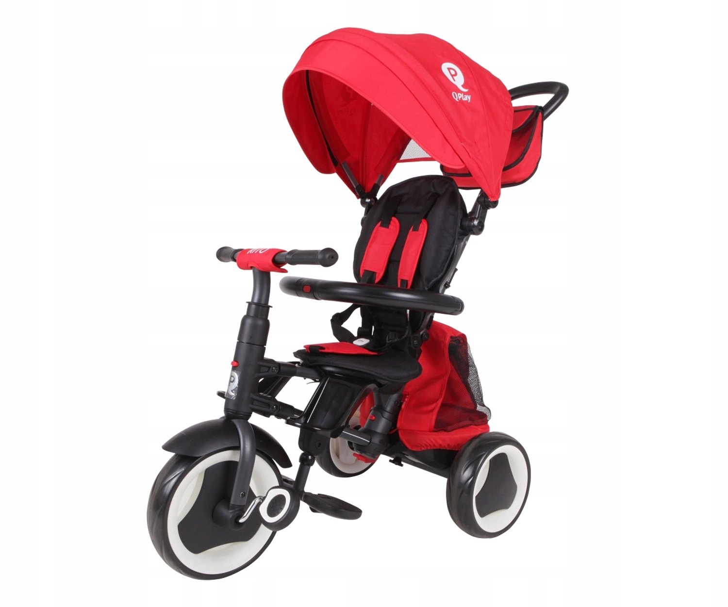 Qplay Rito Plus Driewieler Rood - Groeit Mee met Uw Kind Driewieler kopen online