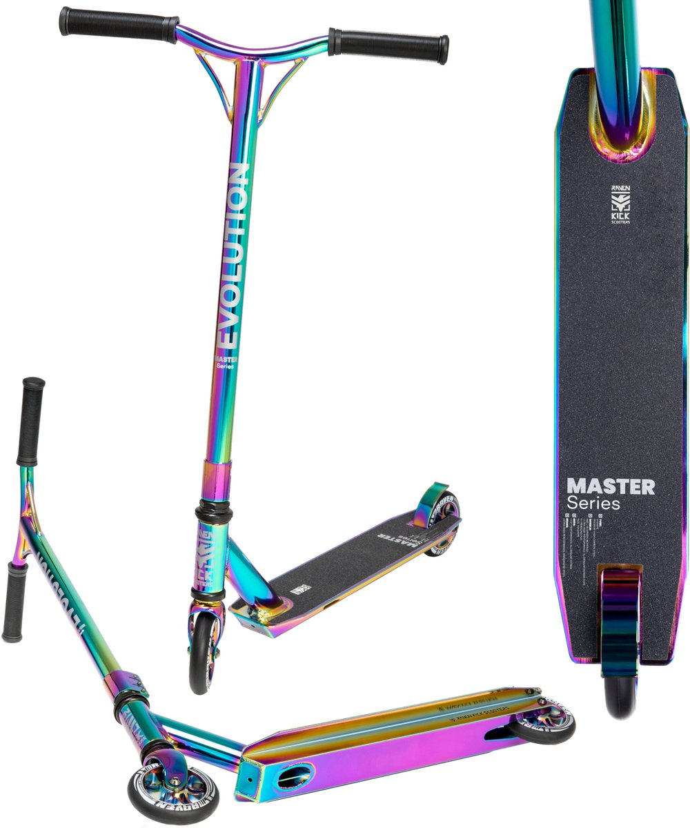 RAVEN Master Neo Chrome 110mm Stuntstep Step kopen online