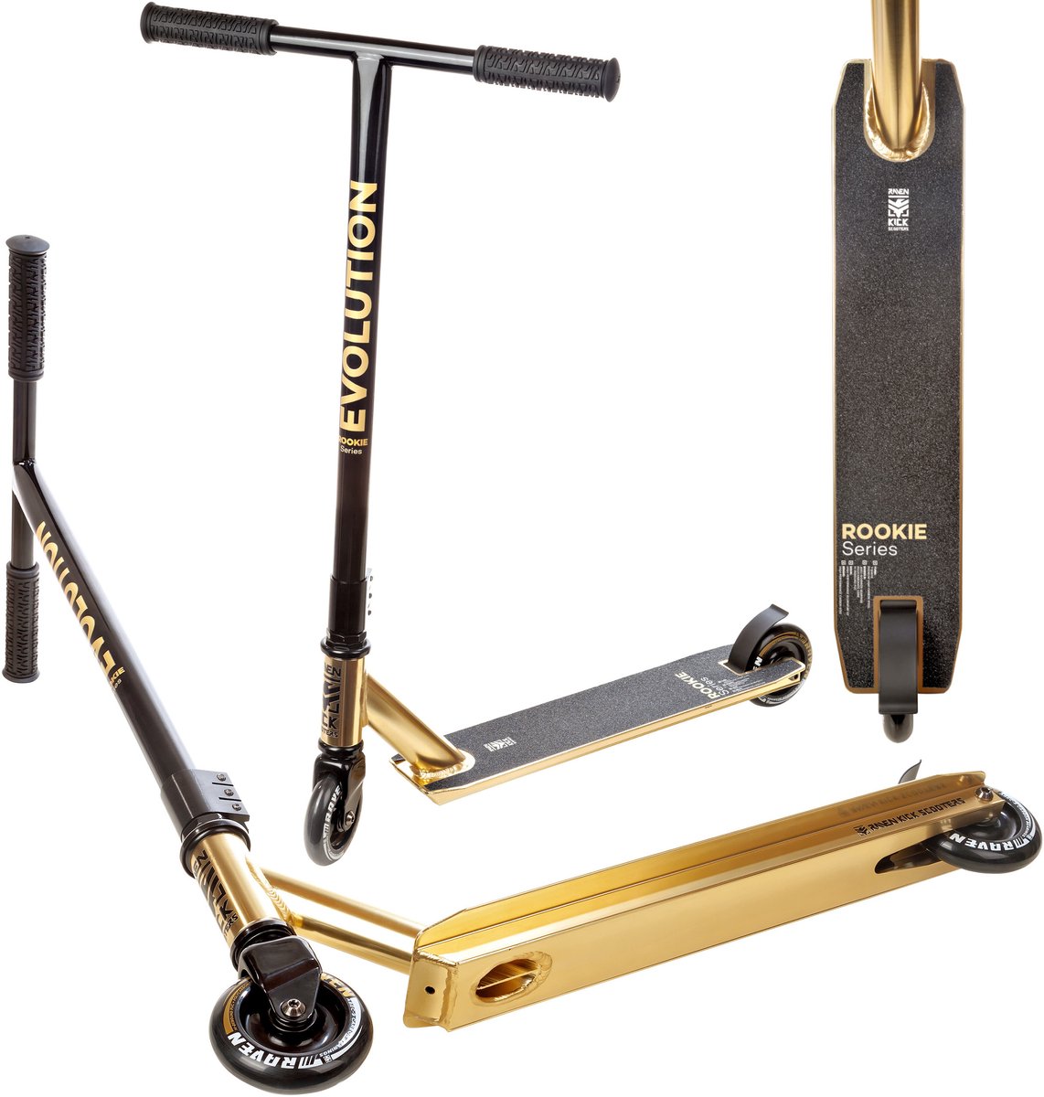 RAVEN Rookie Goud 100mm Stuntstep Step kopen online