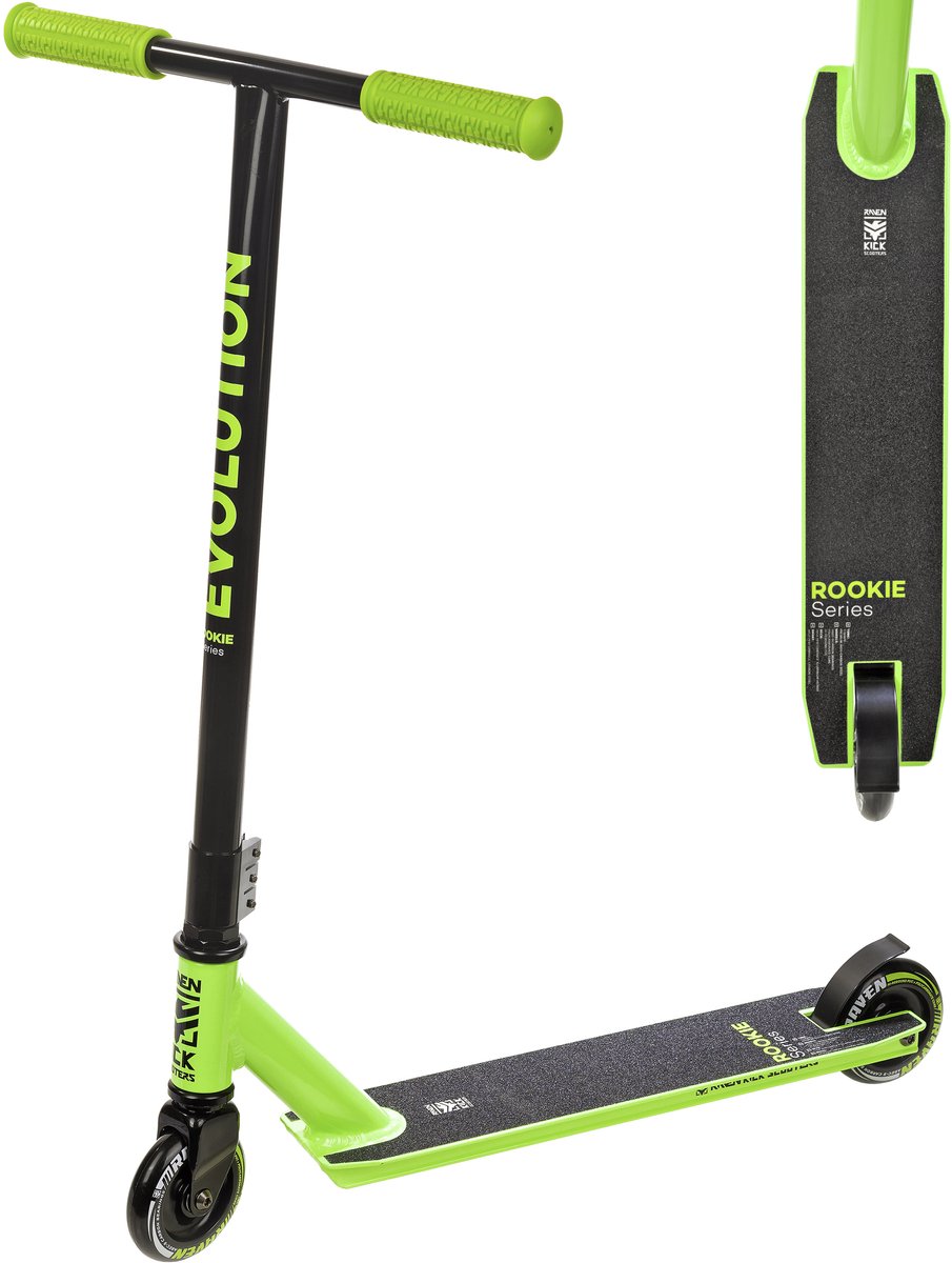 raven rookie limoen 100mm stuntstep