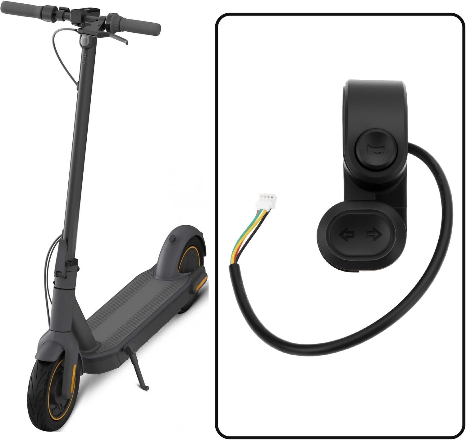 richtingaanwijzer knop voor segway ninebot max