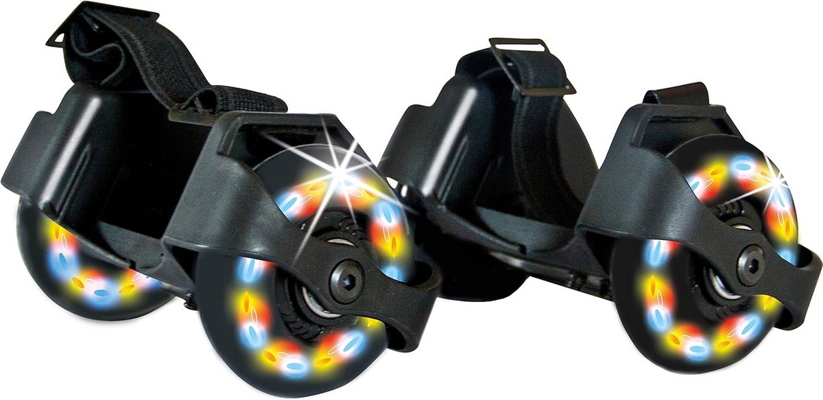 Rollerschoenen - Hielrollers - Buitensport - Verstelbare breedte - 76 mm wielen - Zwart Rolschaatsen kopen online