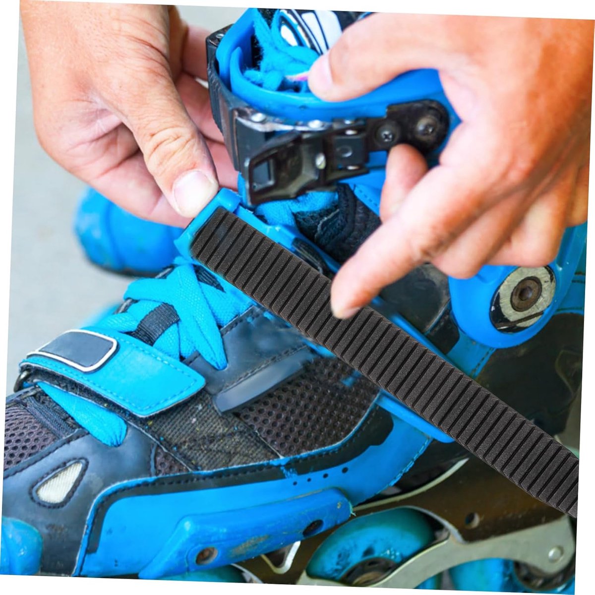 rolschaats gespriem vervanging voor inline skates en rolschaatsen duurzaam tpr pvc materiaal met schroeven eenvoudige montage voor een veilige grip bij het skaten
