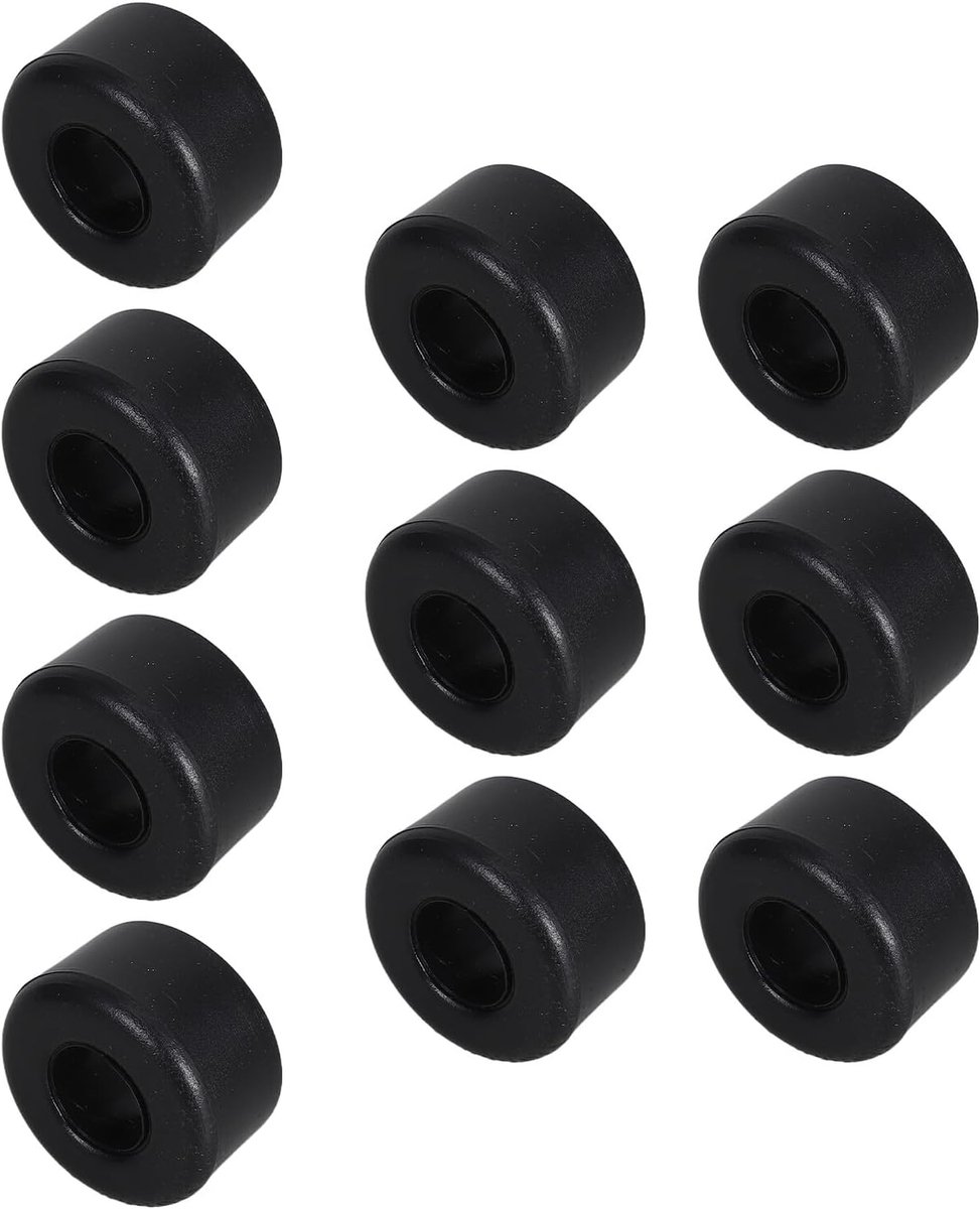 schokdemper rolschaats skateboard onderdelen soepeler rijden duurzaam pvc materiaal 20 stuks zwart