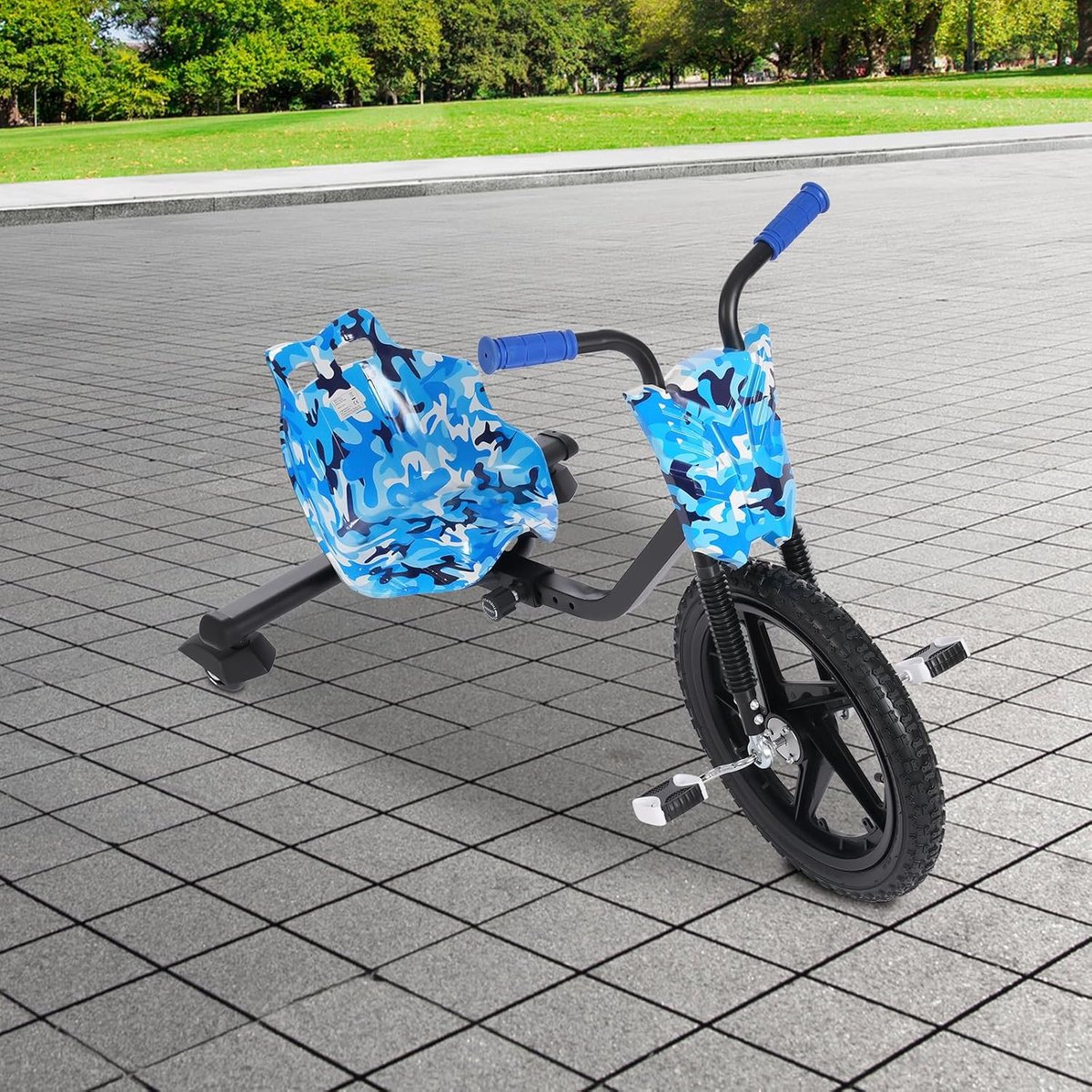 scooter voor kinderen driewieler 90 x 68 x 60 cm draagvermogen 80 kg voor kinderen jaar blauw zwart