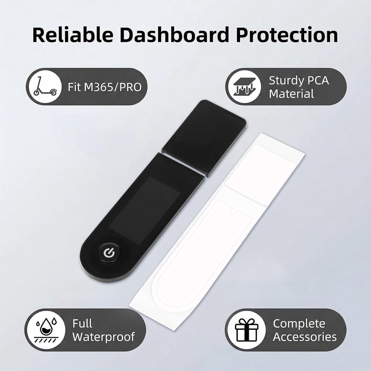 scooterdashboardhoes voor xiaomi m365 1s essential robuuste bescherming eenvoudige installatie compatibel shopvlot