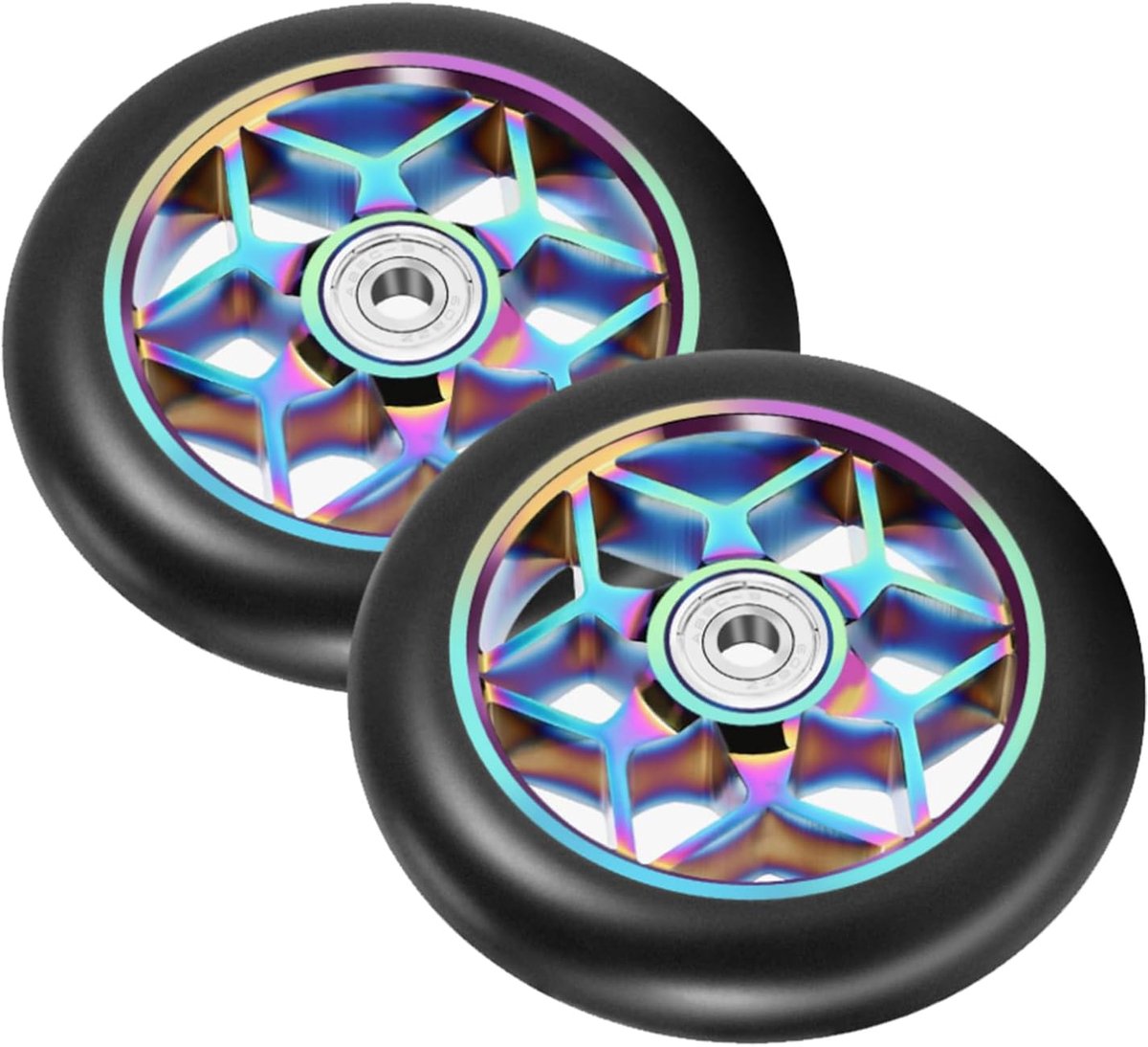 scooterwielen 110 mm 2 stuks kleurvol en duurzaam verbeterde rijervaring shopvlot