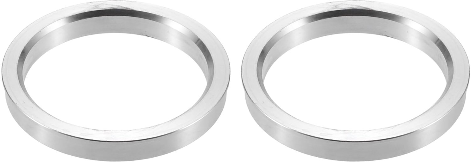 set van 2 aluminium middenringen voor auto wielen
