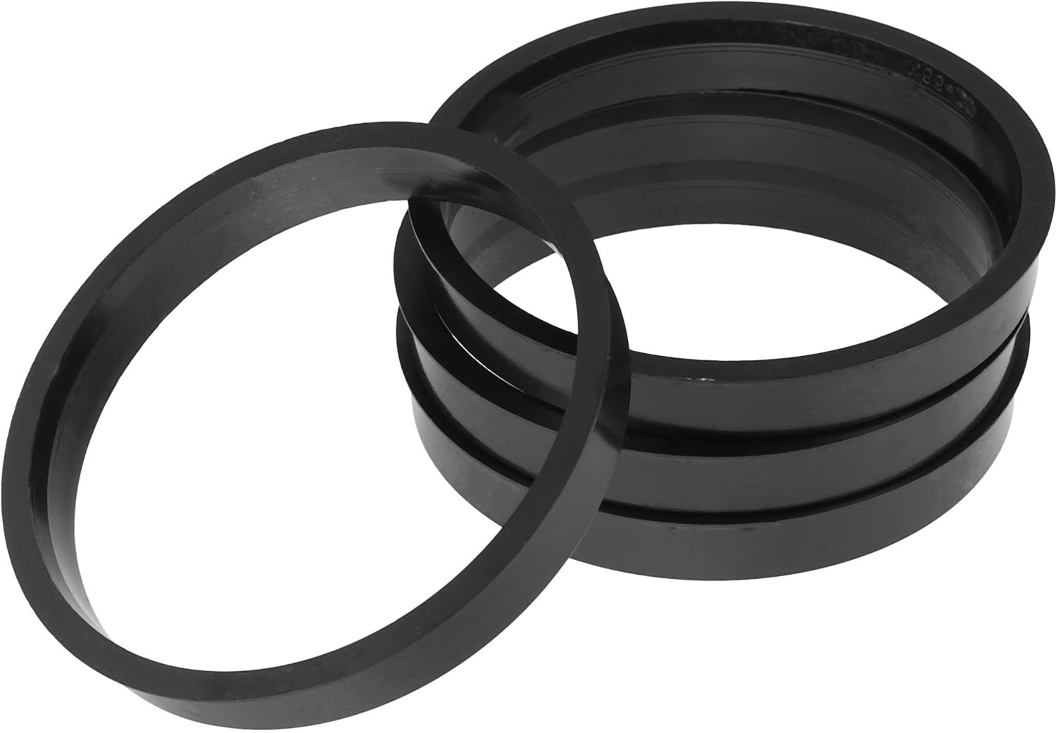set van 4 plastic centering rings voor wielen en velgen