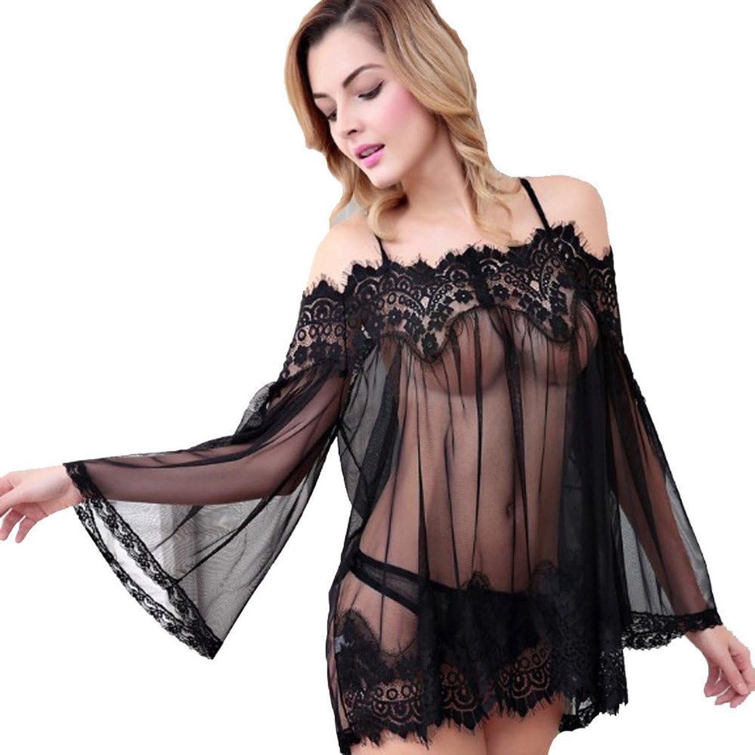 sexy dameslingerie kant babydoll onzichtbaar naadloos onzichtbaar a373