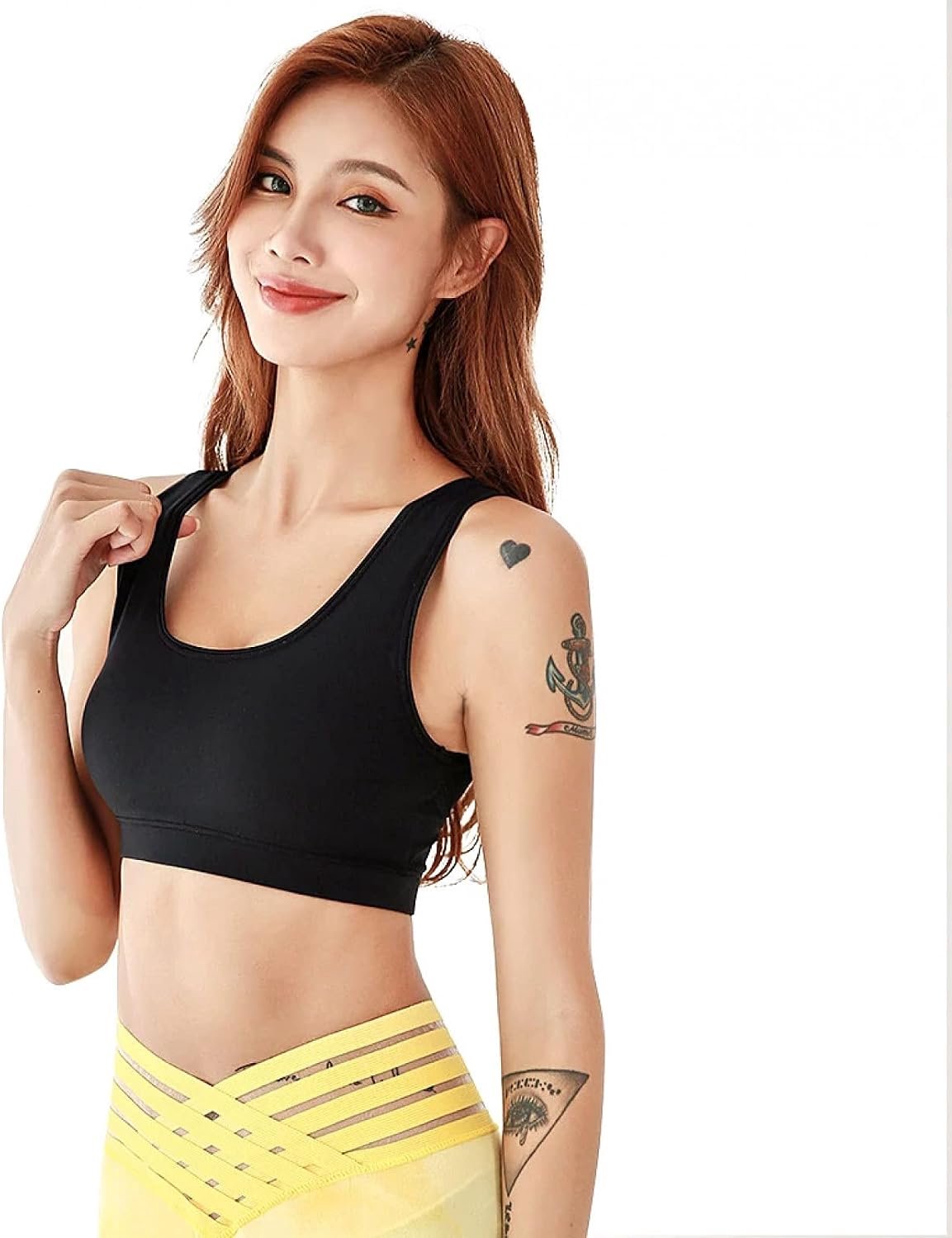 Sexy Vrouwen Crop Top Voor Fitness BH Push Up Nylon Mesh Splice Terug Gesp Gym BH Training Femme Actieve Slijtage Sport BH Vrouwelijke Step kopen online