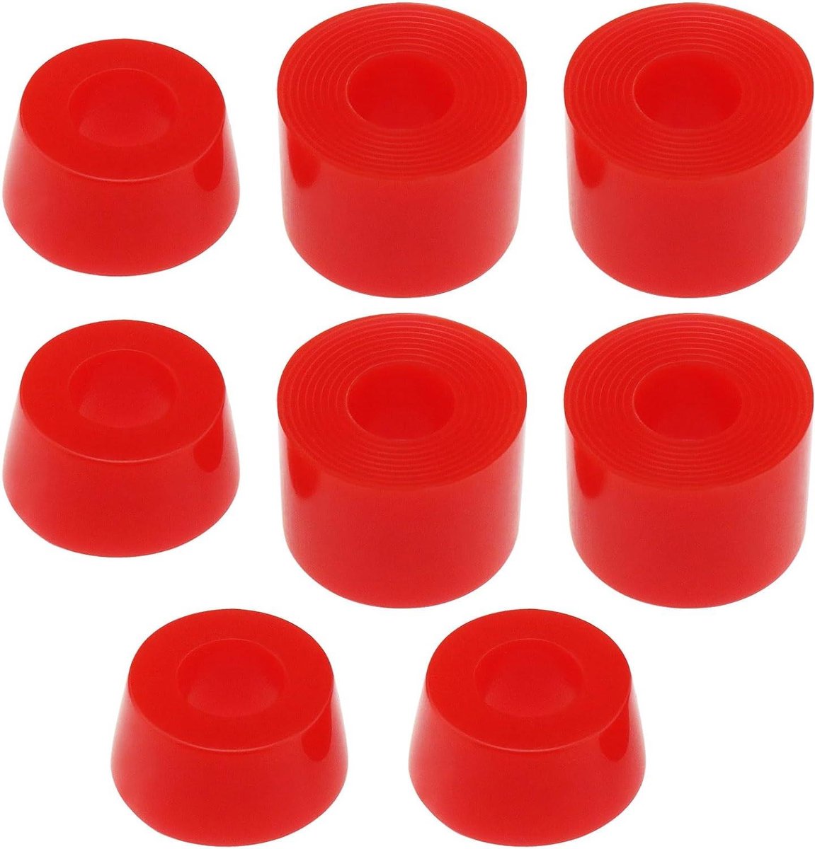 Skateboard Bussen - Truck Bushings - Skateboarden - 92A Hardheid - 2 Sets - Rood Skateonderdeel kopen online
