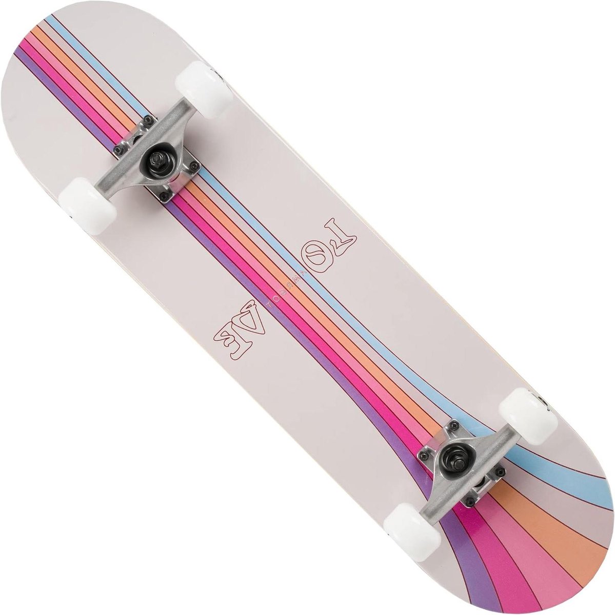 Skateboard - Compleet board - Tricks leren - 7 Lagen Esdoornhout - 80 x 20 cm - Meerkleurig Skateonderdeel kopen online