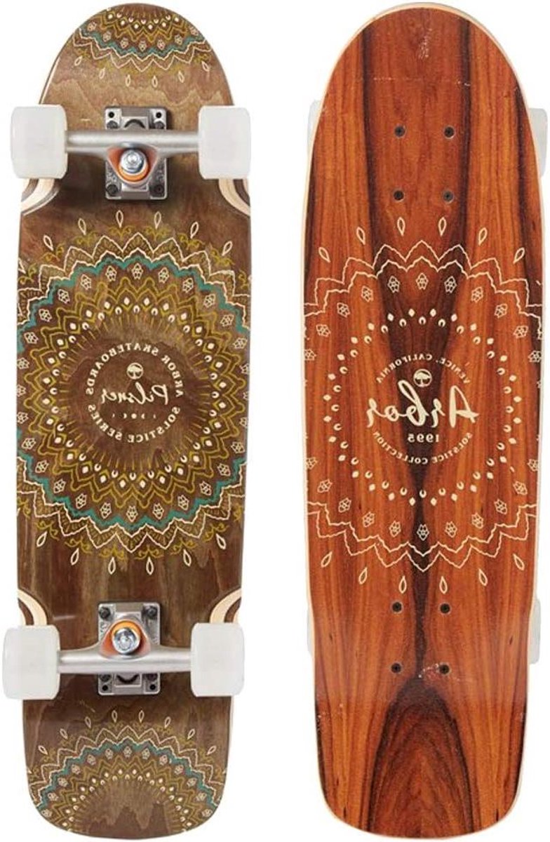 skateboard cruiser compleet board stad cruisen speciaal vrouwen design 28 75 inch multi