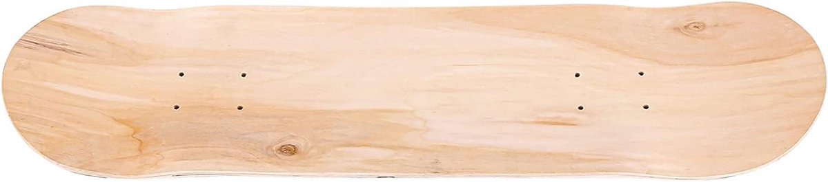 skateboard deck blank board skateboarden 8 lagen esdoorn niet gespecificeerd naturel houtnerf