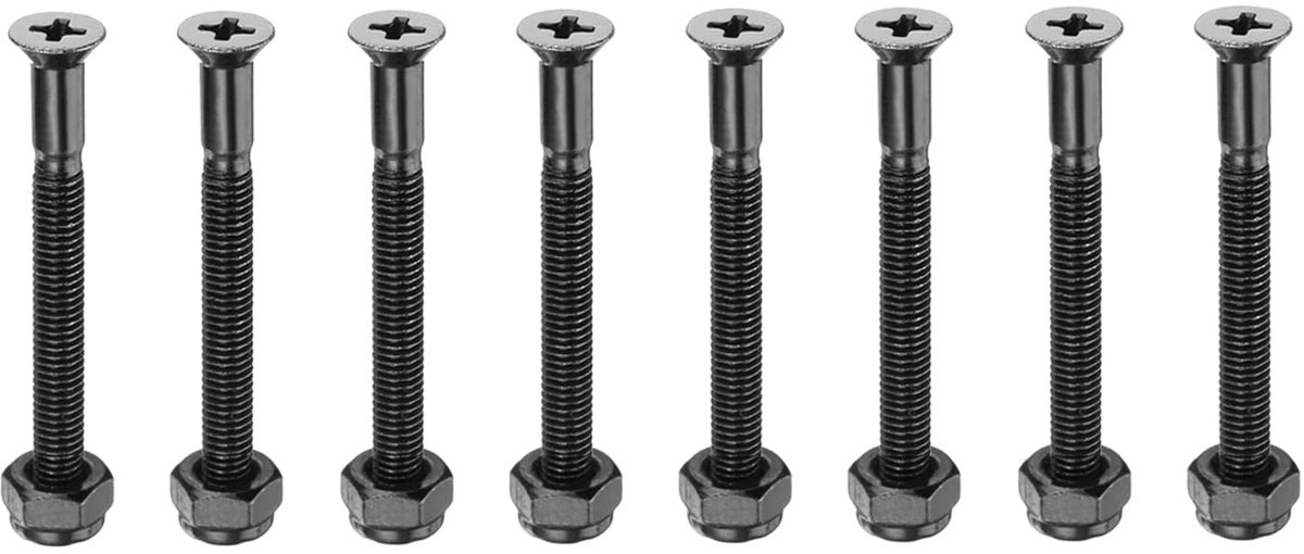 Skateboard Hardware Kit 38mm, 8-delige set met schroeven, moeren en bevestigingsmateriaal Skateonderdeel kopen online