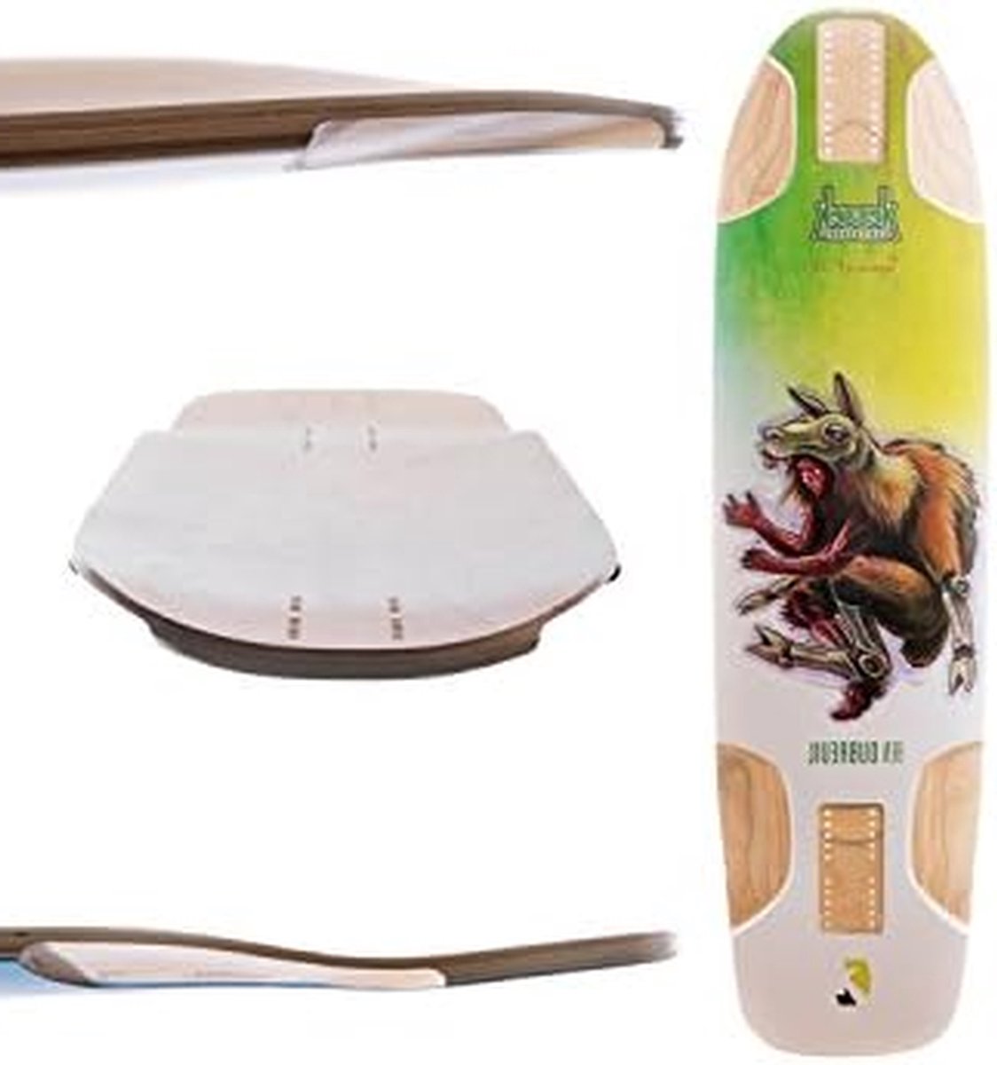 skateboard longboard surfboard skate straat cruisen topmount design 38 x 9 75 inch niet gespecificeerd