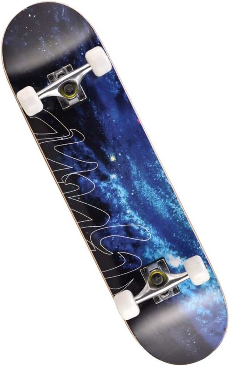 skateboard street board straat rijden dubbele kick board 80x20x13cm c