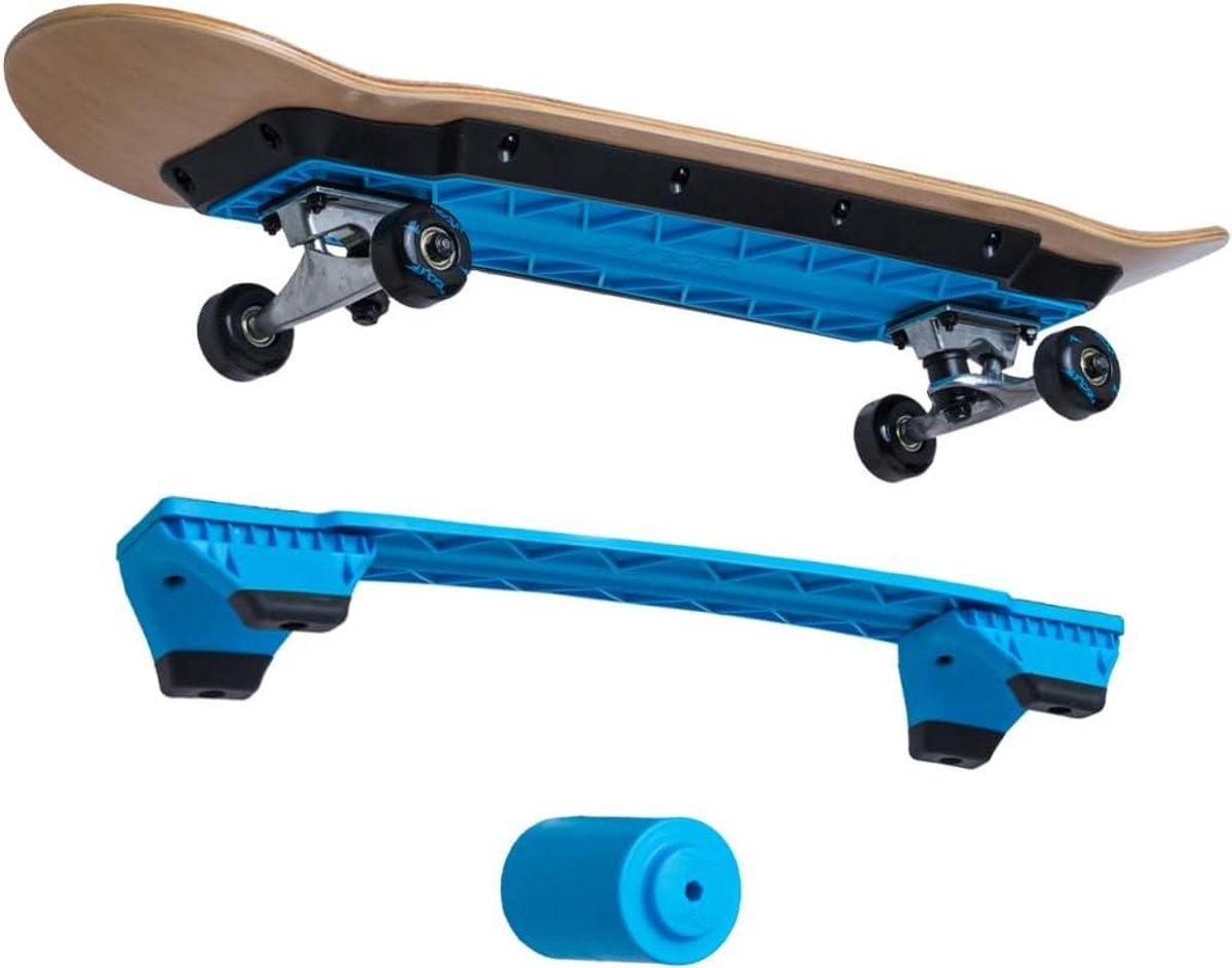 skateboard trainer balansbord skate skate trucs leren innovatief ontwerp 60 millimeter wielen blauw